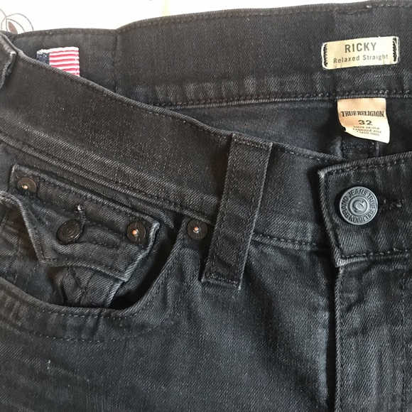 True Religion Ricky Relaxed Straight Pants - Picture 3 of 3